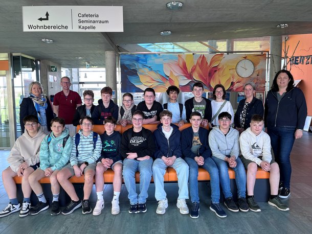 Gruppe von Schüler.