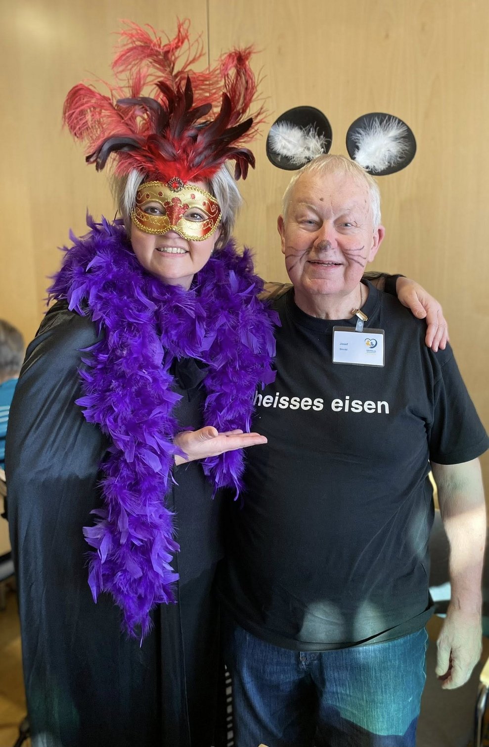 verkleidete Personen.