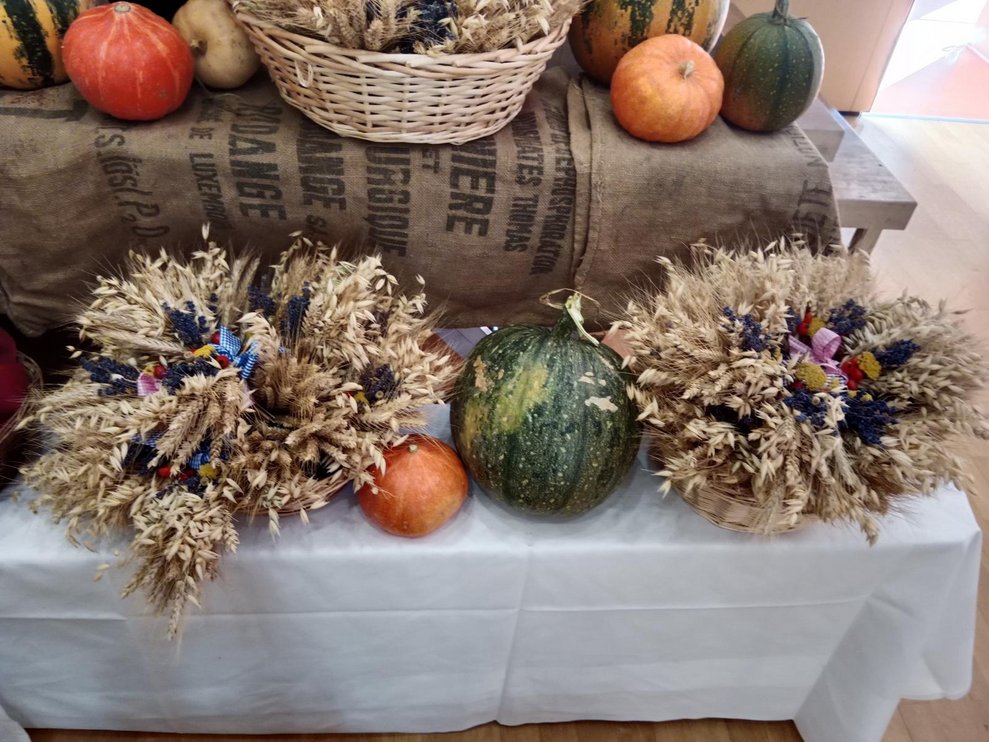 Sträußerl vom Erntedankfest.